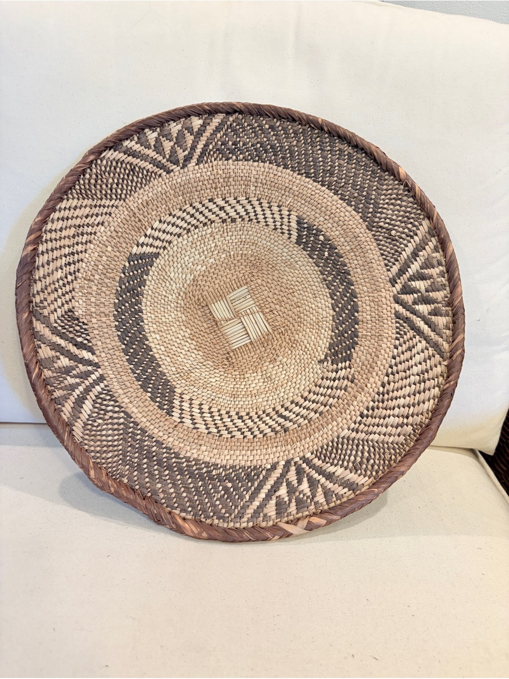 NEW Africa Woven Basket. Made by the Binga people of Zambia/Zimbabwe